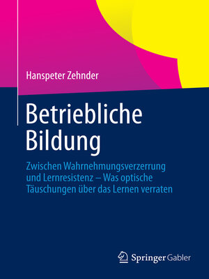 cover image of Betriebliche Bildung